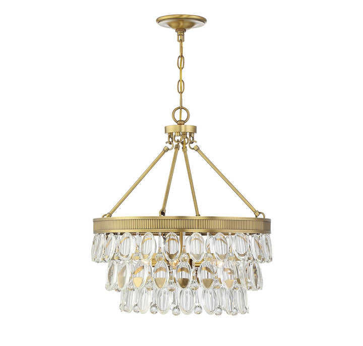 Savoy House Windham 7-8700-4-322 Chandelier Light - Warm Brass