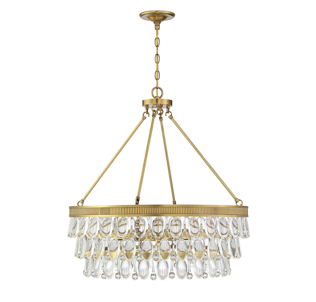 Savoy House Windham 7-8701-6-322 Chandelier Light - Warm Brass