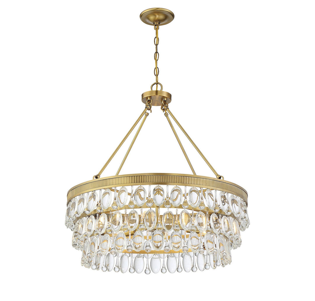 Savoy House Windham 7-8701-6-322 Chandelier Light - Warm Brass