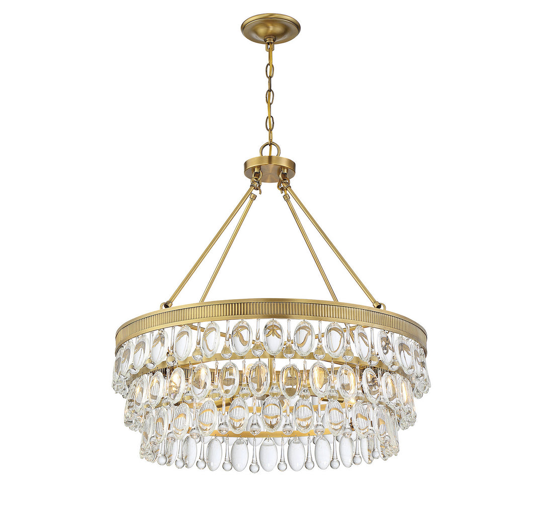 Savoy House Windham 7-8701-6-322 Chandelier Light - Warm Brass