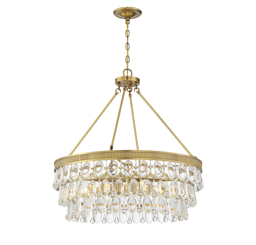 Savoy House Windham 7-8701-6-322 Chandelier Light - Warm Brass