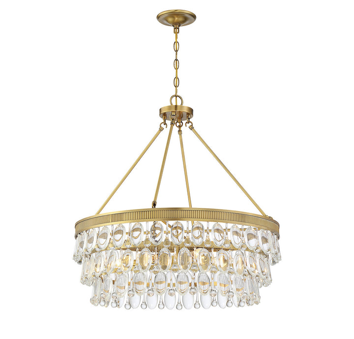 Savoy House Windham 7-8701-6-322 Chandelier Light - Warm Brass