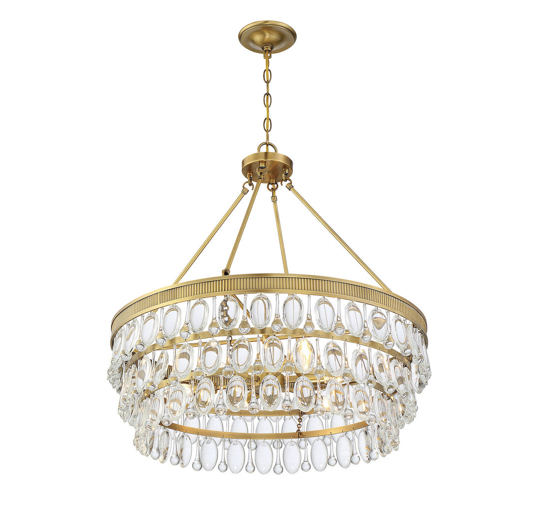 Savoy House Windham 7-8701-6-322 Chandelier Light - Warm Brass