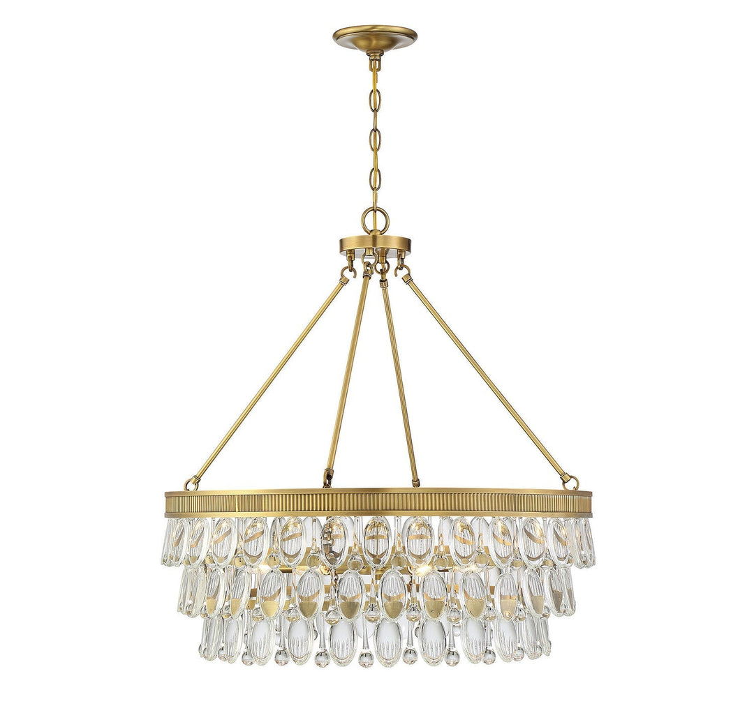 Savoy House Windham 7-8701-6-322 Chandelier Light - Warm Brass