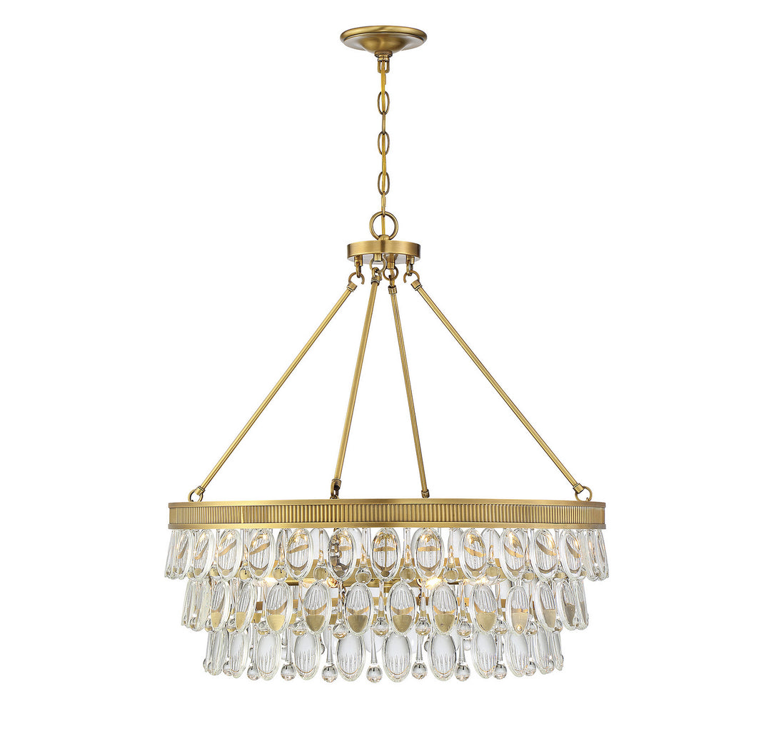 Savoy House Windham 7-8701-6-322 Chandelier Light - Warm Brass