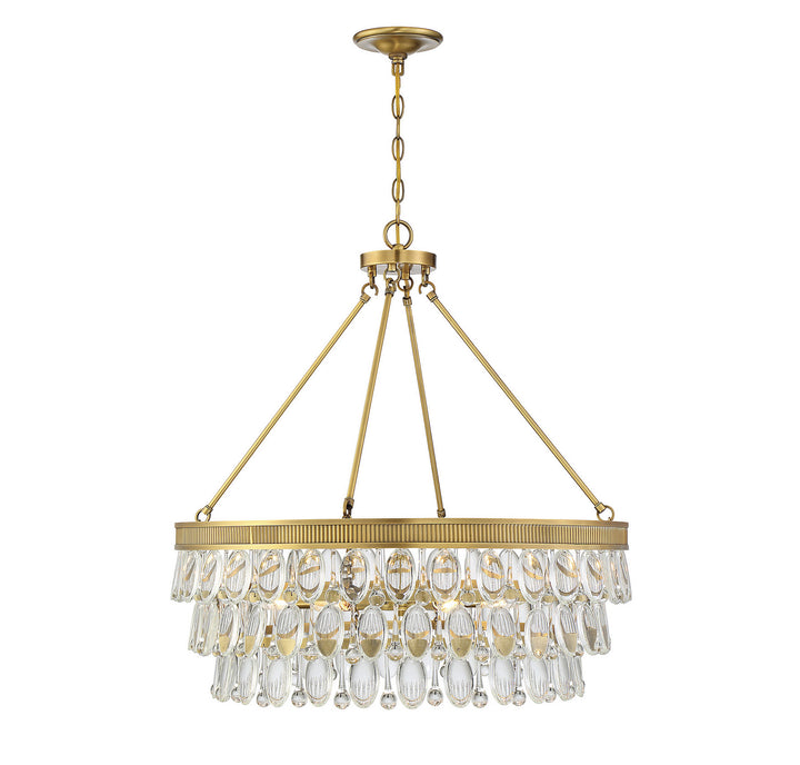 Savoy House Windham 7-8701-6-322 Chandelier Light - Warm Brass