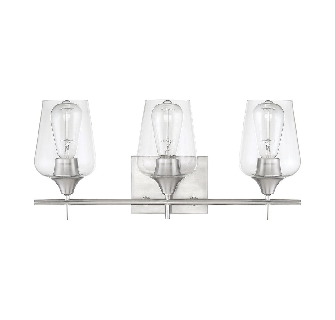 Savoy House Octave 8-4030-3-SN Bath Vanity Light 21 in. wide - Satin Nickel