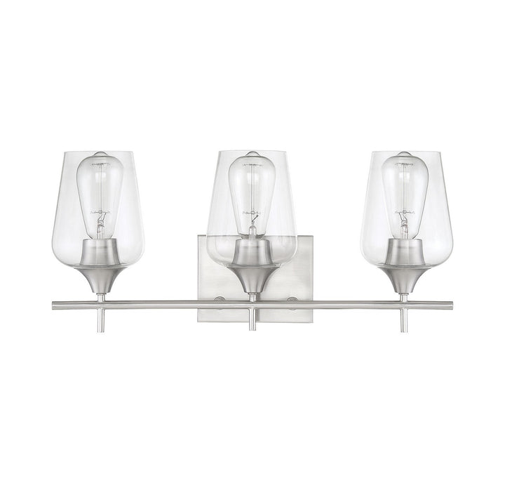 Savoy House Octave 8-4030-3-SN Bath Vanity Light 21 in. wide - Satin Nickel