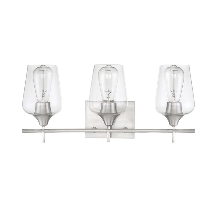 Savoy House Octave 8-4030-3-SN Bath Vanity Light 21 in. wide - Satin Nickel