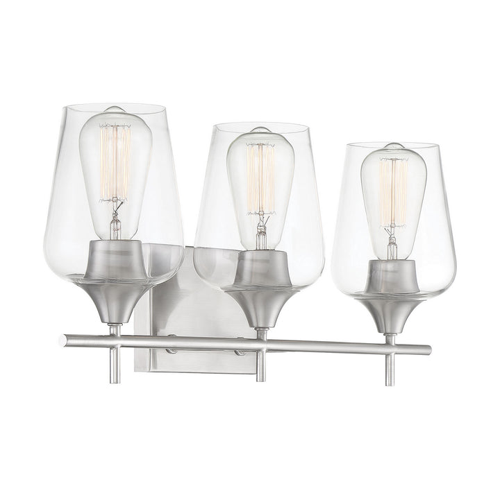 Savoy House Octave 8-4030-3-SN Bath Vanity Light 21 in. wide - Satin Nickel