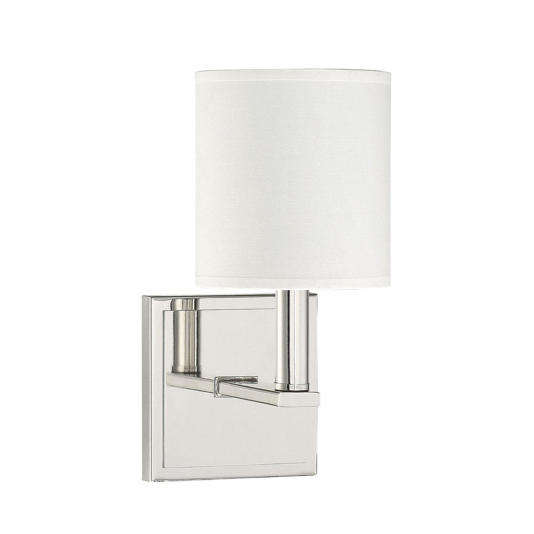 Savoy House Waverly 9-1200-1-109 Wall Sconce Light - Polished Nickel