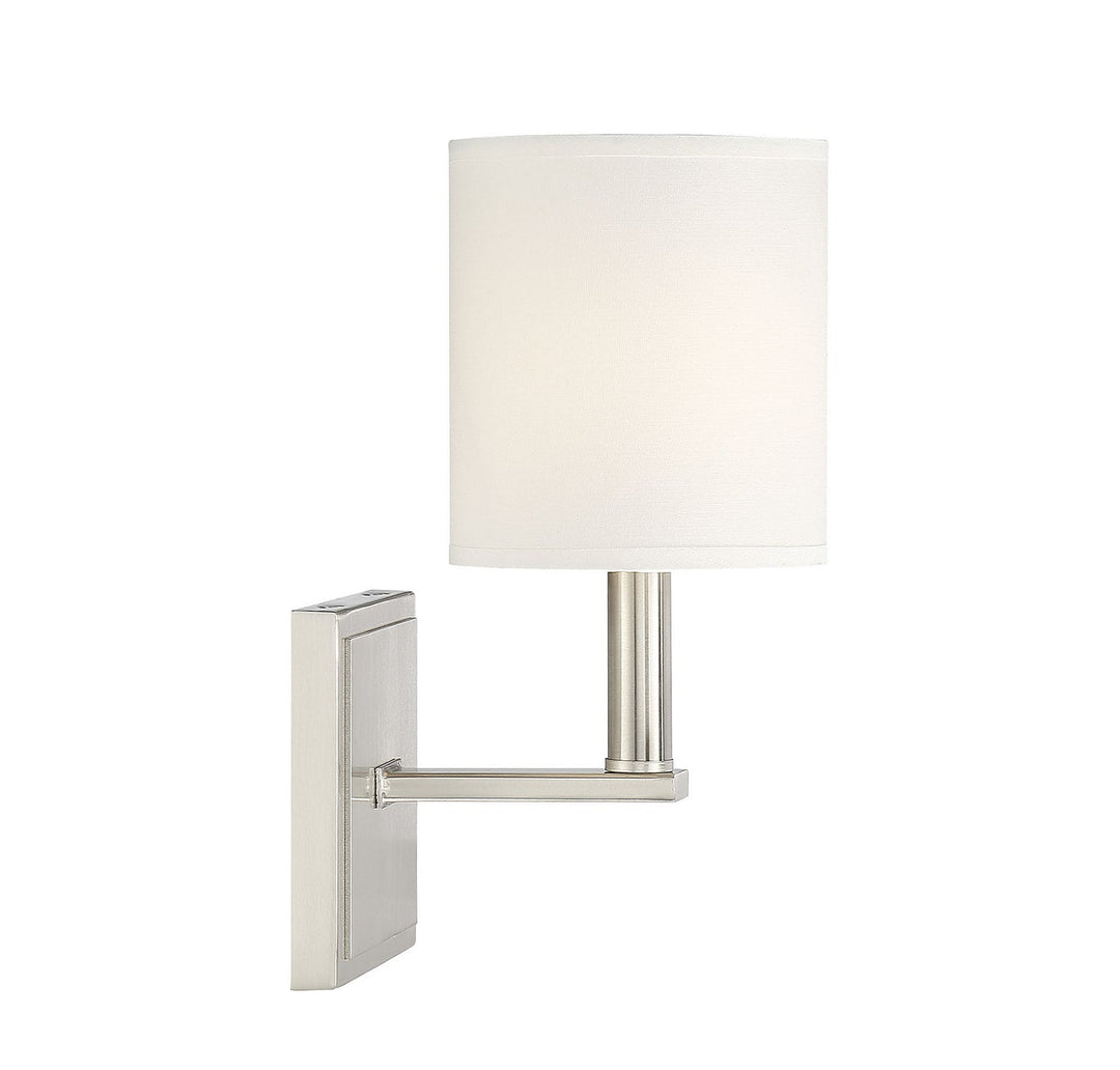 Savoy House Waverly 9-1200-1-109 Wall Sconce Light - Polished Nickel