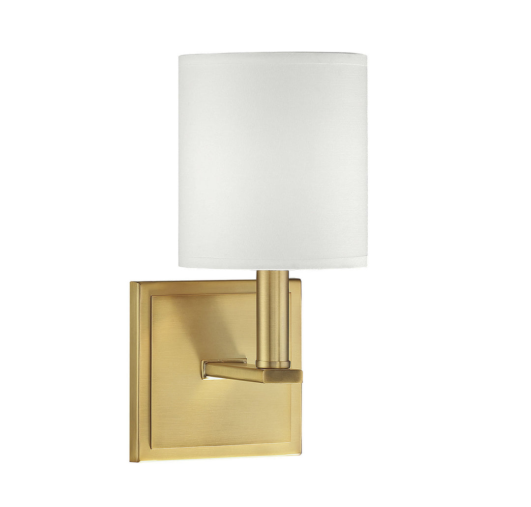 Savoy House Waverly 9-1200-1-322 Wall Sconce Light - Warm Brass