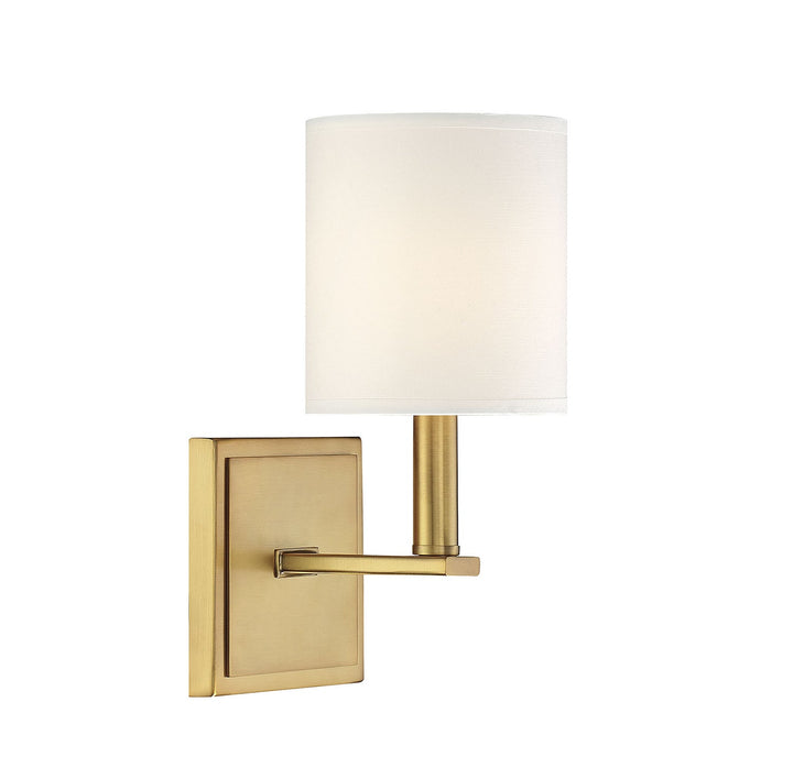 Savoy House Waverly 9-1200-1-322 Wall Sconce Light - Warm Brass