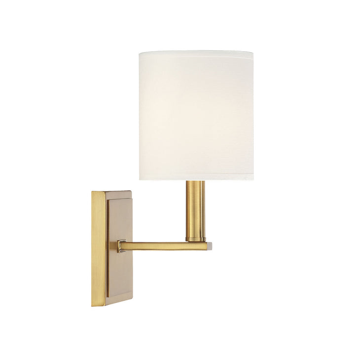 Savoy House Waverly 9-1200-1-322 Wall Sconce Light - Warm Brass