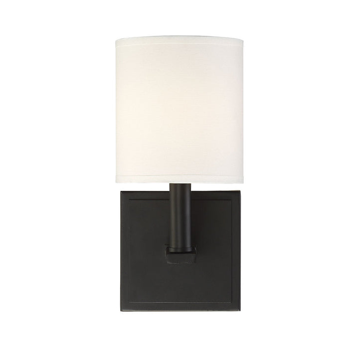 Savoy House Waverly 9-1200-1-89 Wall Sconce Light - Matte Black