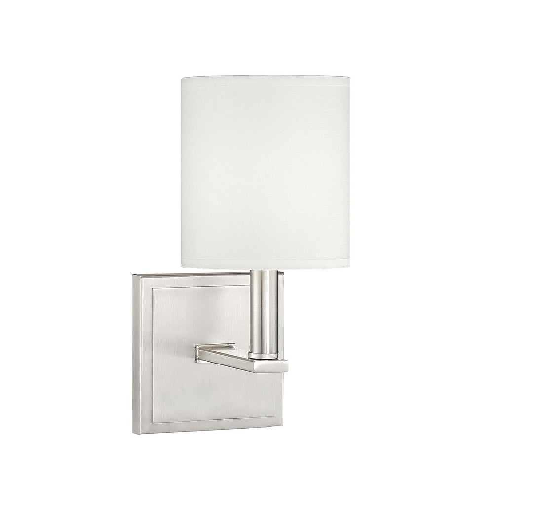 Savoy House Waverly 9-1200-1-SN Wall Sconce Light - Satin Nickel