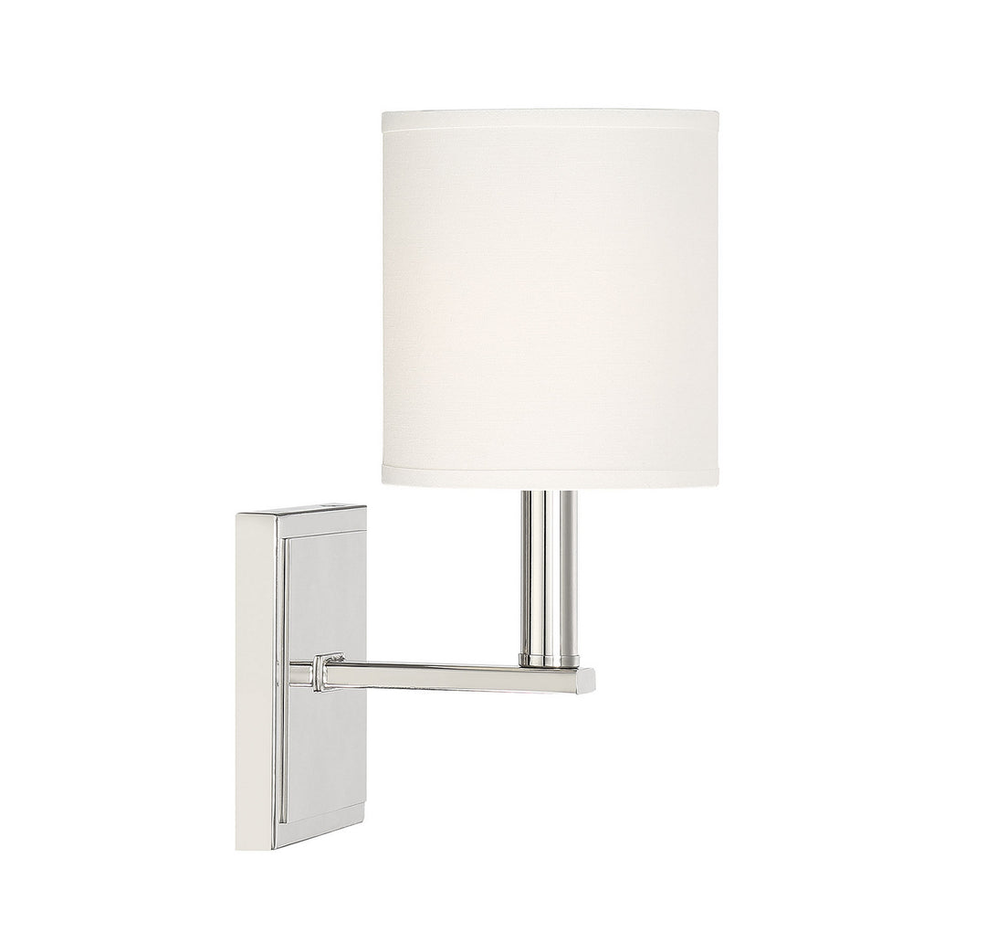 Savoy House Waverly 9-1200-1-SN Wall Sconce Light - Satin Nickel