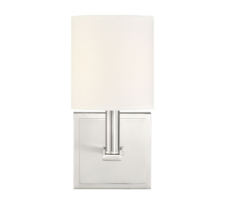 Savoy House Waverly 9-1200-1-SN Wall Sconce Light - Satin Nickel