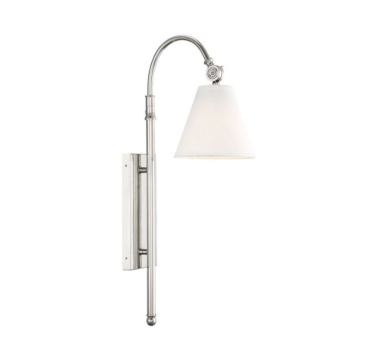 Savoy House Rutland 9-1201-1-109 Wall Sconce Light - Polished Nickel