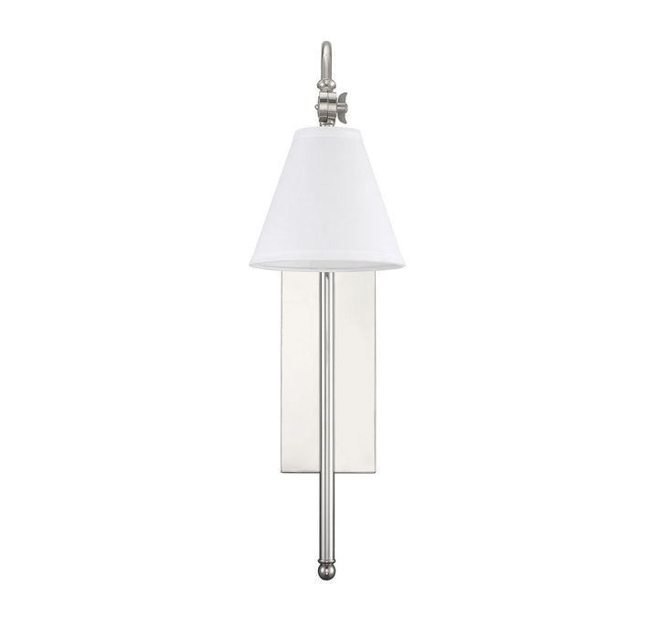 Savoy House Rutland 9-1201-1-109 Wall Sconce Light - Polished Nickel