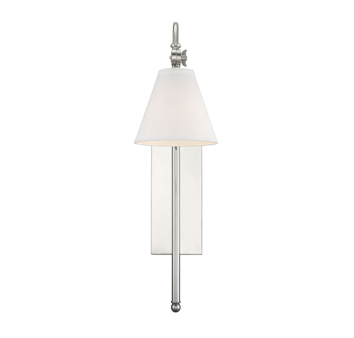 Savoy House Rutland 9-1201-1-109 Wall Sconce Light - Polished Nickel