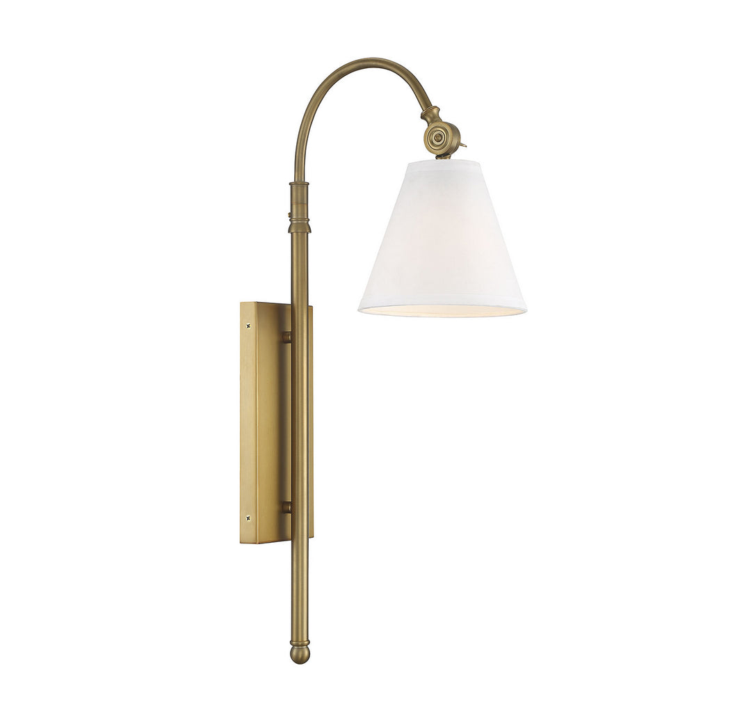 Savoy House Rutland 9-1201-1-322 Wall Light - Warm Brass