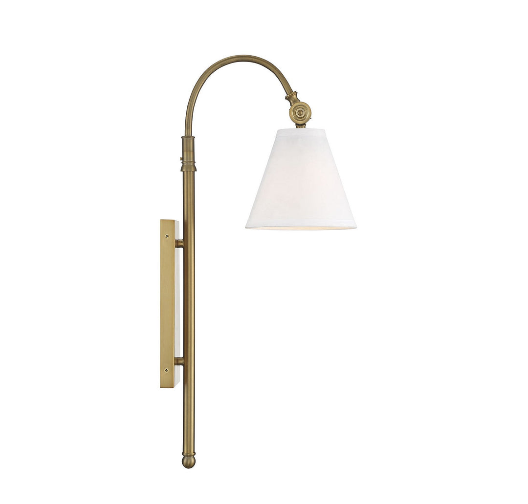 Savoy House Rutland 9-1201-1-322 Wall Light - Warm Brass