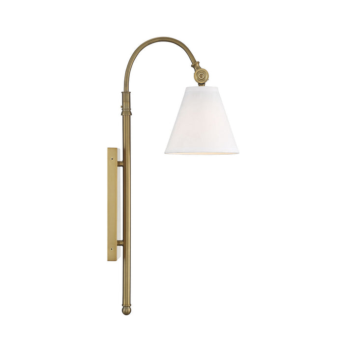 Savoy House Rutland 9-1201-1-322 Wall Light - Warm Brass