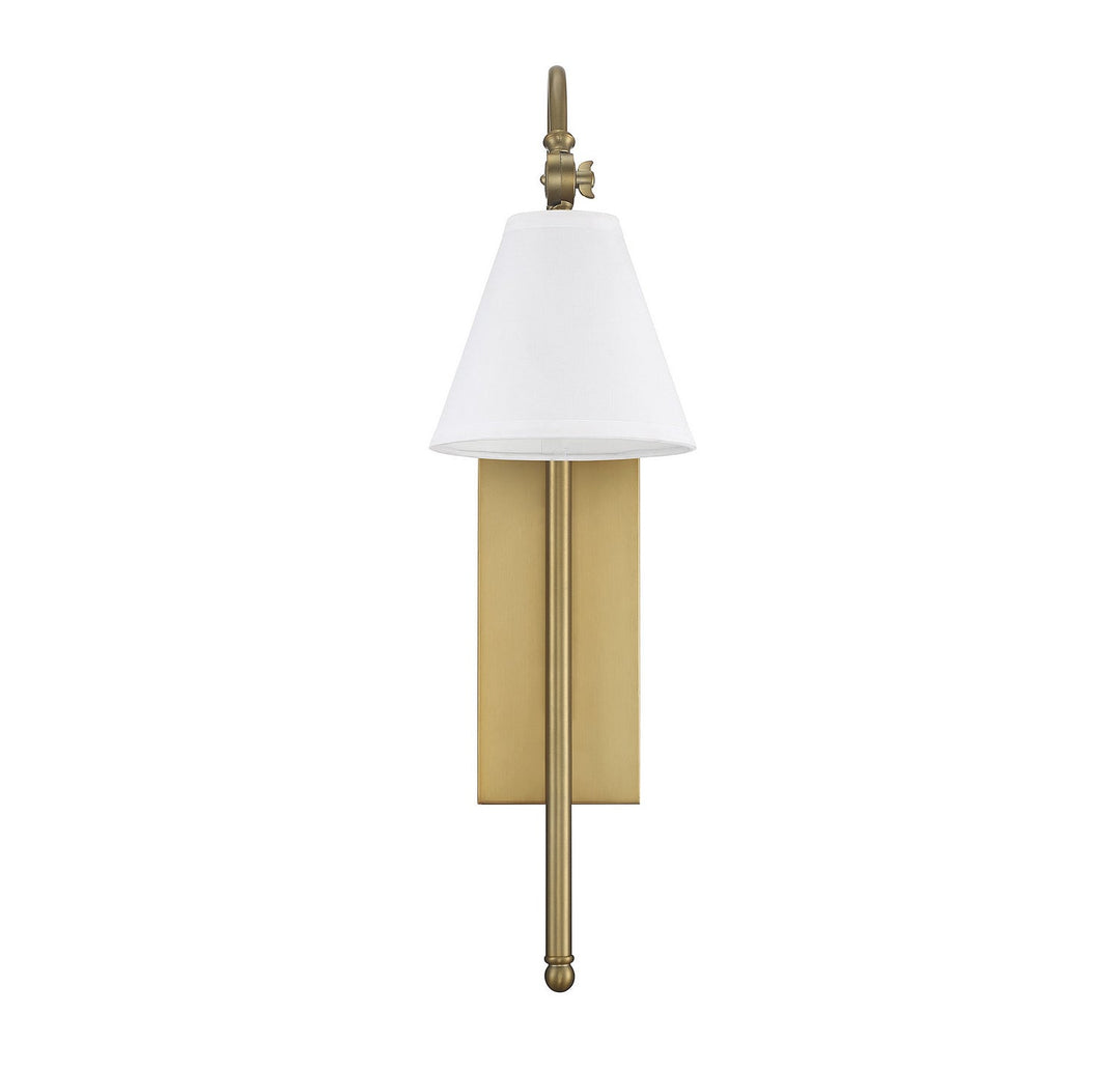 Savoy House Rutland 9-1201-1-322 Wall Light - Warm Brass