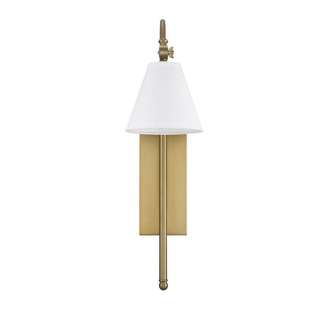 Savoy House Rutland 9-1201-1-322 Wall Light - Warm Brass