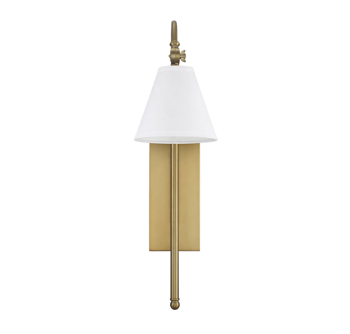 Savoy House Rutland 9-1201-1-322 Wall Light - Warm Brass