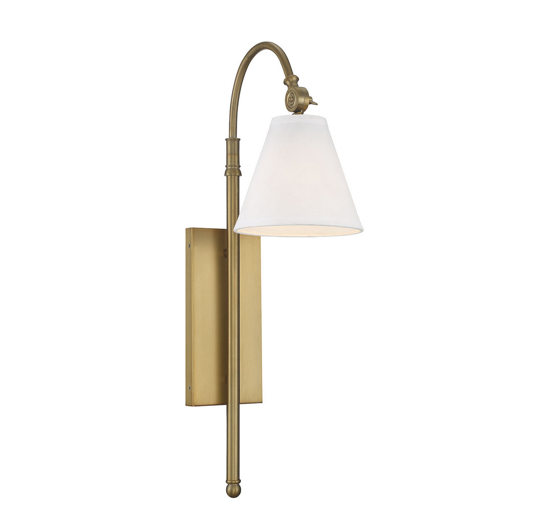 Savoy House Rutland 9-1201-1-322 Wall Light - Warm Brass