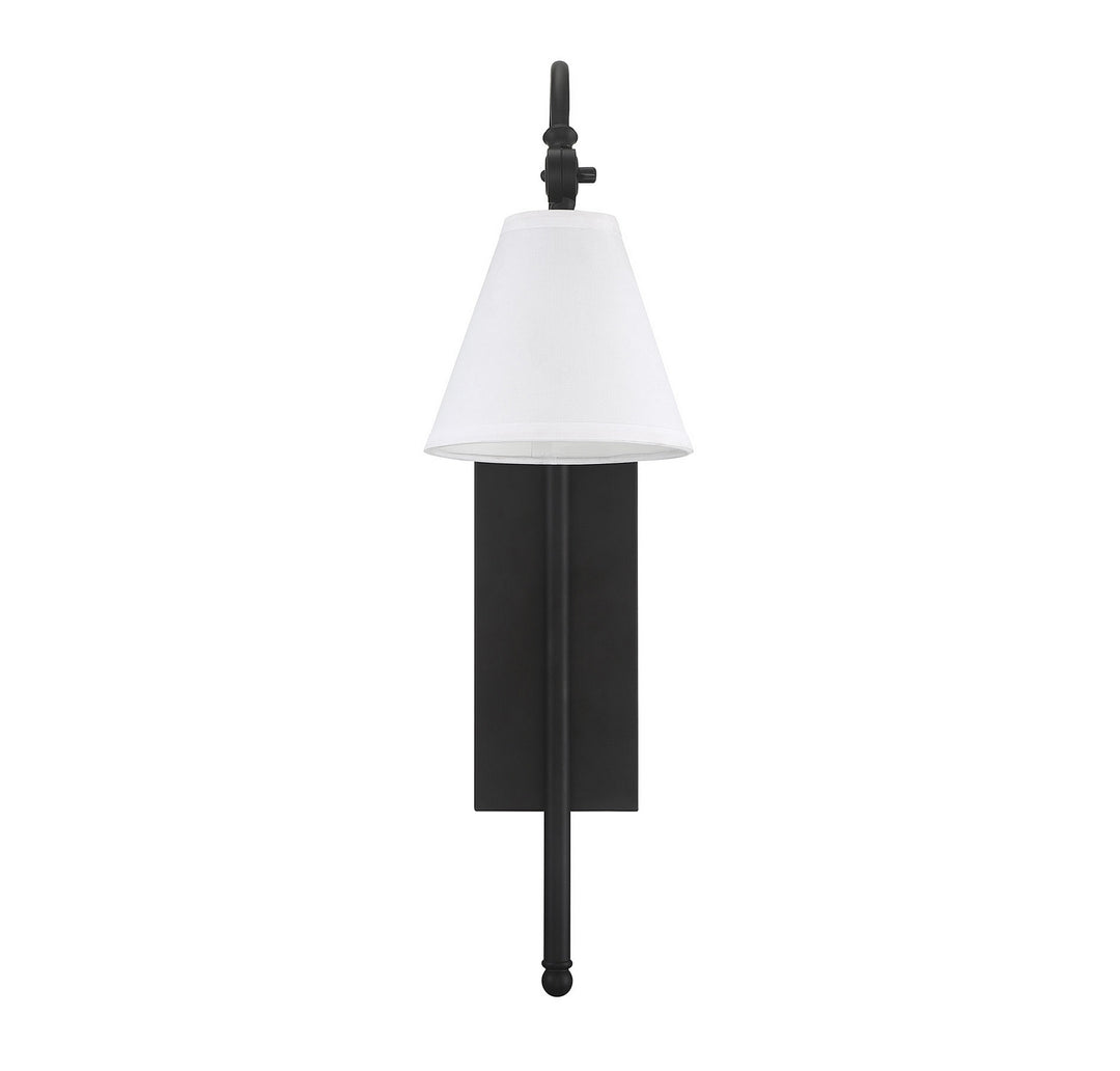 Savoy House Rutland 9-1201-1-89 Wall Sconce Light - Matte Black