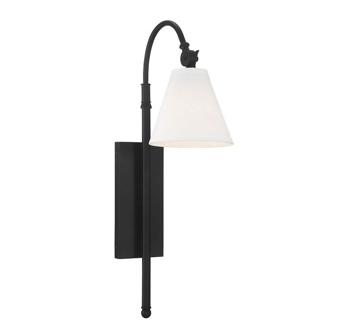 Savoy House Rutland 9-1201-1-89 Wall Sconce Light - Matte Black