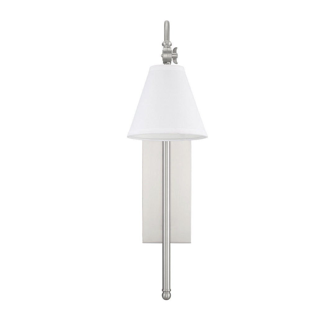 Savoy House Rutland 9-1201-1-SN Wall Sconce Light - Satin Nickel