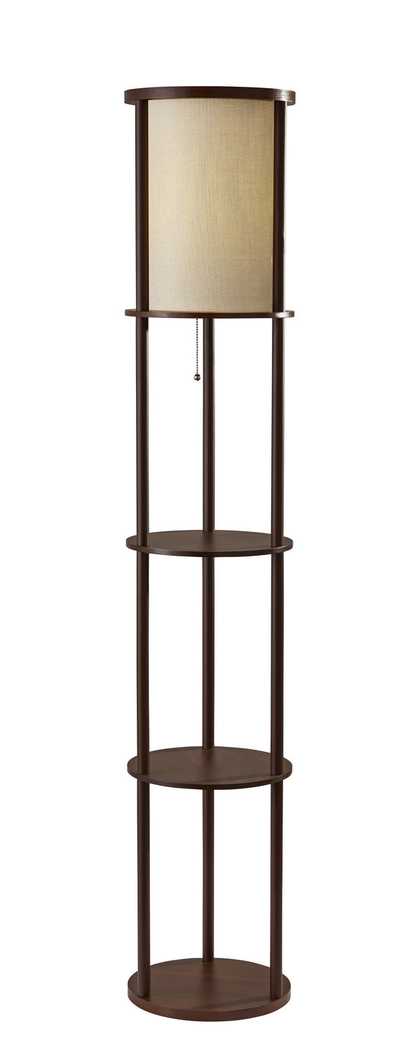 Adesso Home 3117-15  Stewart Lamp Walnut Wood Veneer