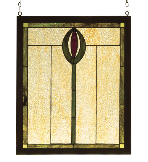 Meyda Tiffany Lighting 98100 Spear Window Mirror Bronze / Dark