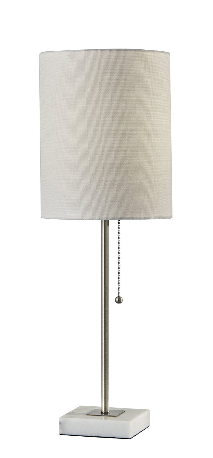 Adesso Home 5177-22  Fiona Lamp White Marble