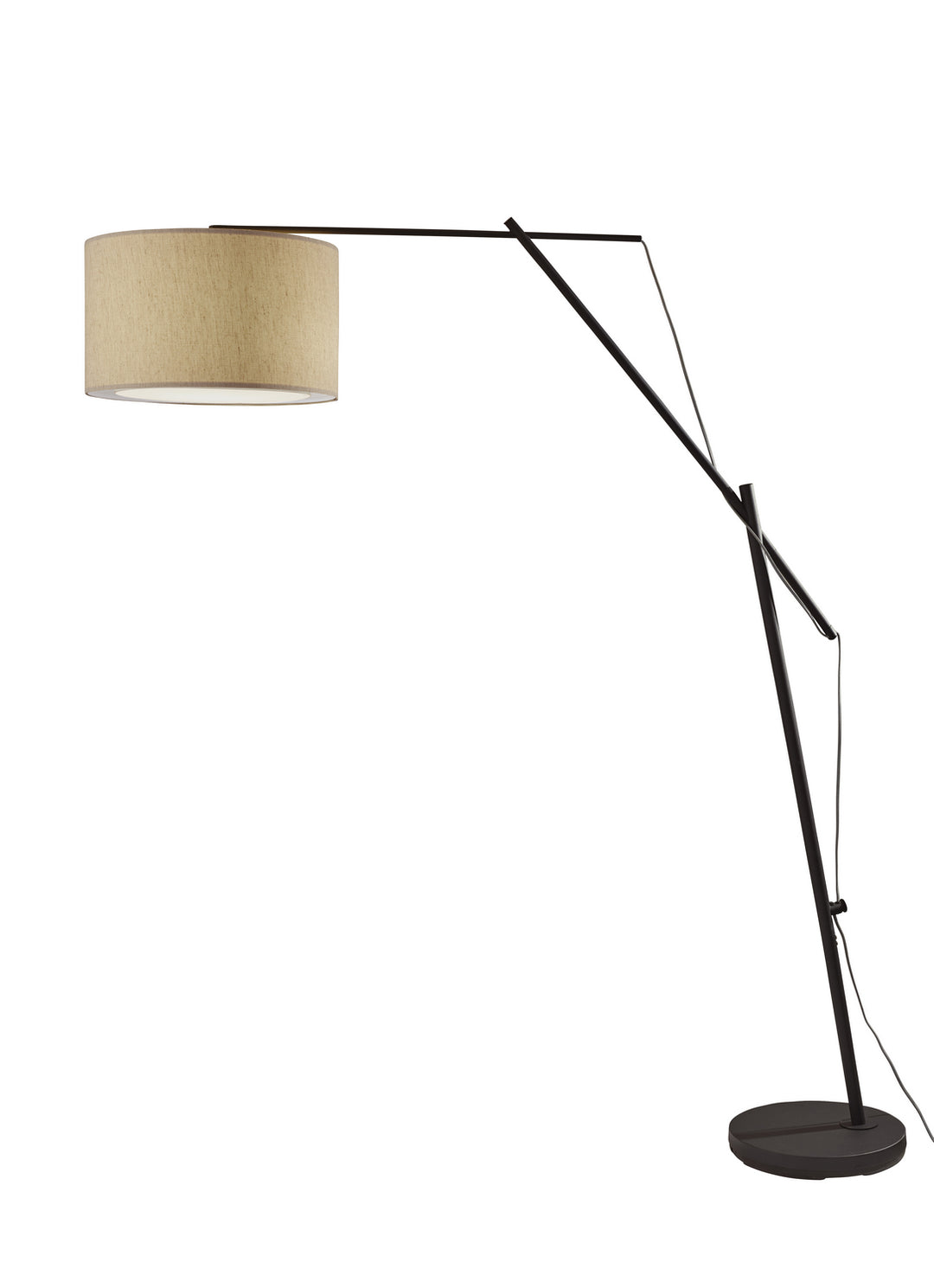 Adesso Home 6304-01  Broome Lamp Matte Black