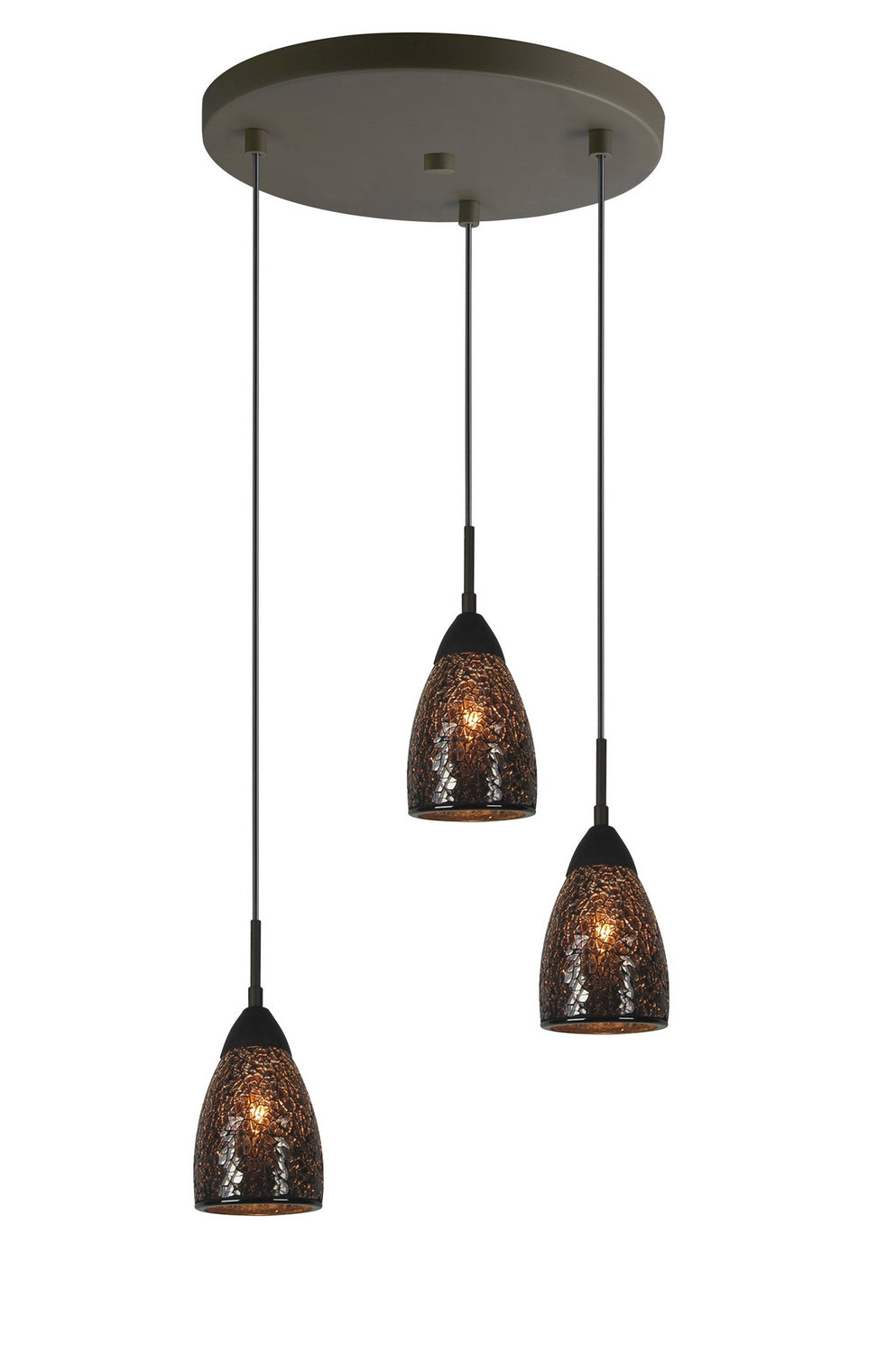 Woodbridge Venezia 13224MEB-M20MIR Pendant Light - Bronze
