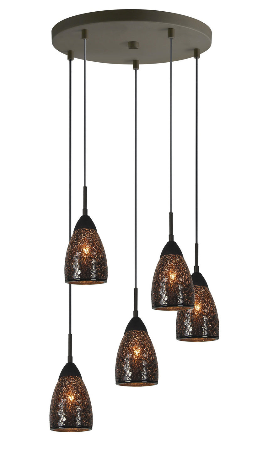 Woodbridge Venezia 13225MEB-M20MIR Pendant Light - Bronze