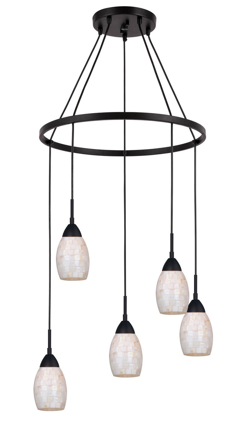 Woodbridge Venezia 13228MEB-C20407 Chandelier Light - Bronze
