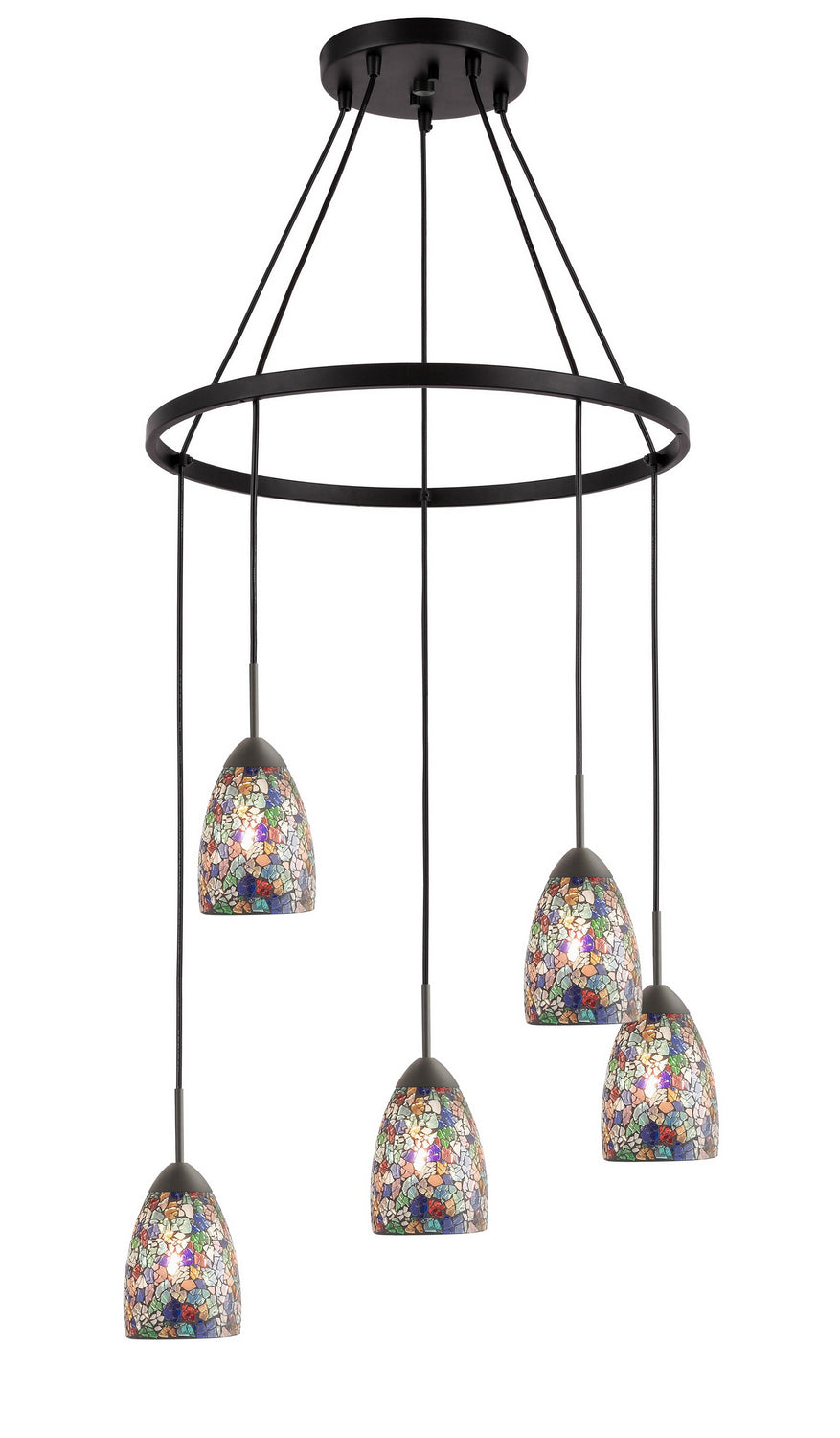Woodbridge Venezia 13228MEB-M20MTC Chandelier Light - Bronze