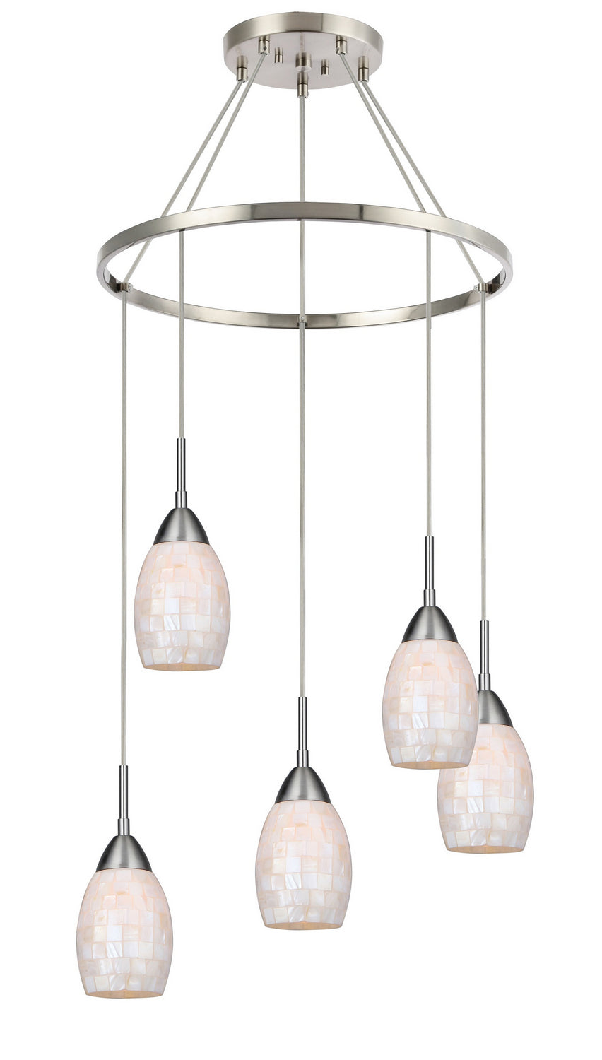 Woodbridge Venezia 13228STN-C20407 Chandelier Light - Satin Nickel
