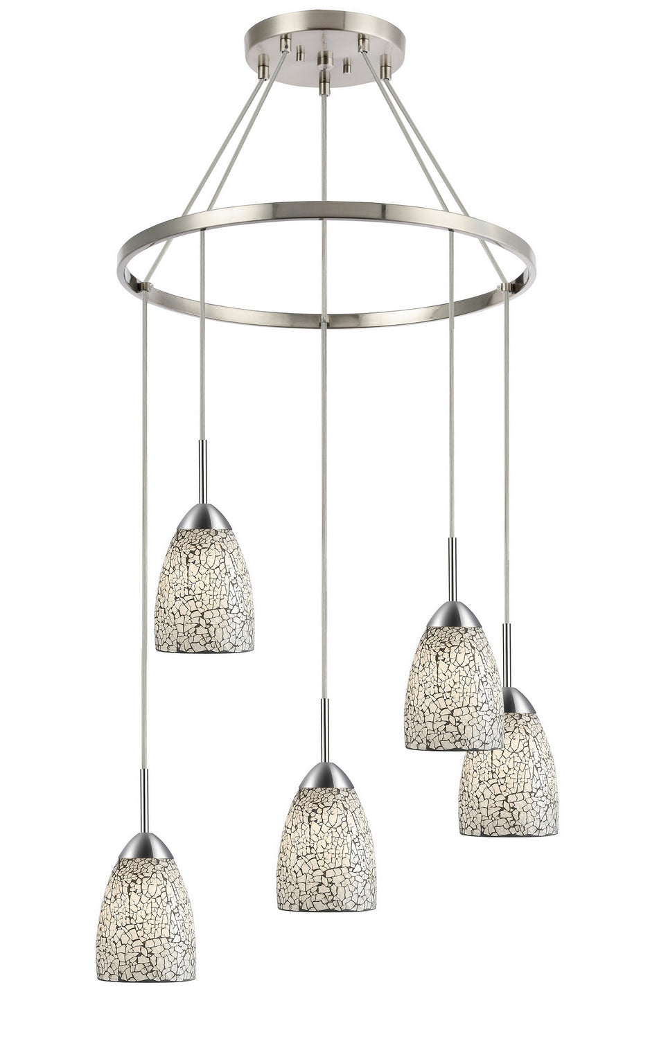 Woodbridge Venezia 13228STN-M20CLR Chandelier Light - Satin Nickel