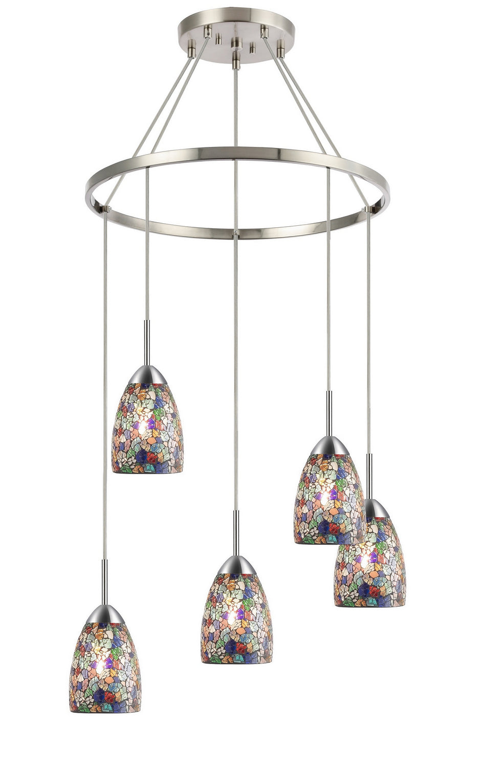 Woodbridge Venezia 13228STN-M20MTC Chandelier Light - Satin Nickel