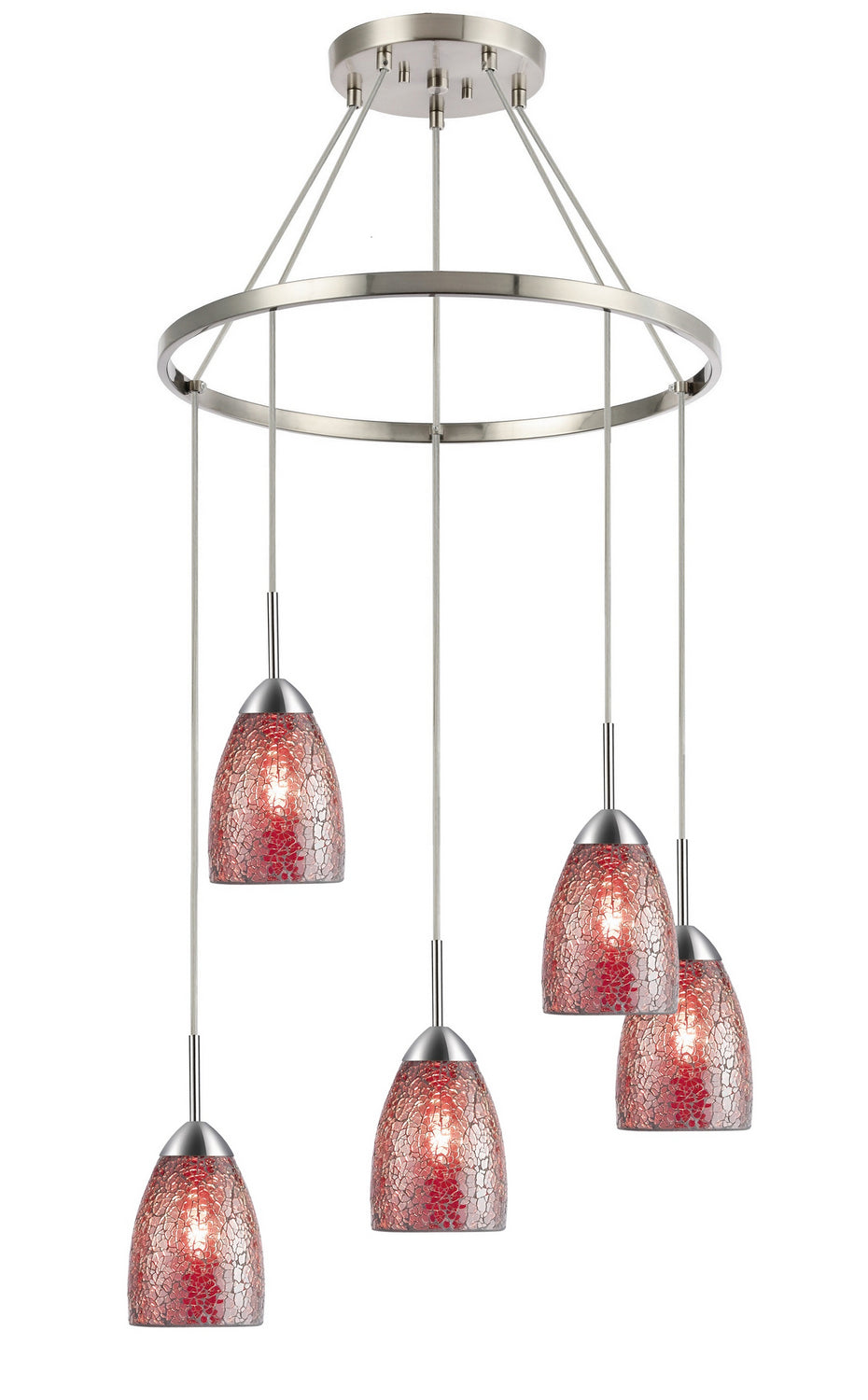 Woodbridge Venezia 13228STN-M20RDD Chandelier Light - Satin Nickel