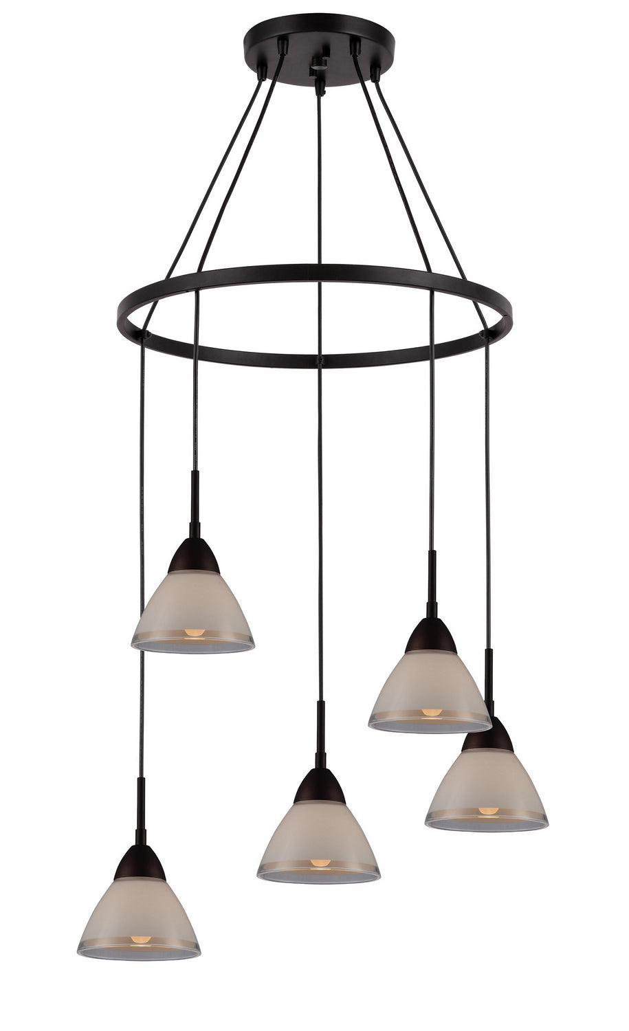 Woodbridge Lucia 13246MEB-C60601 Chandelier Light - Bronze