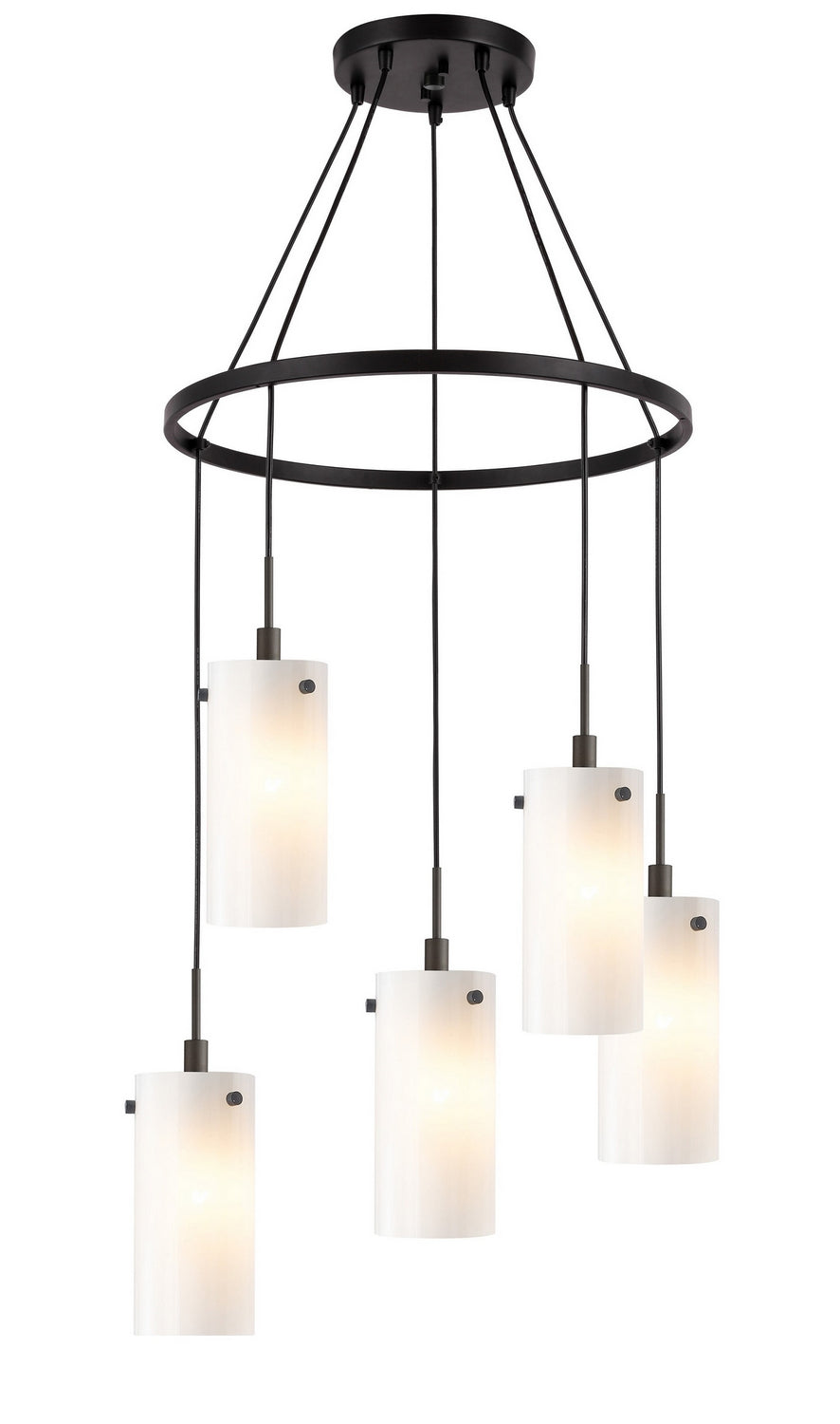 Woodbridge Tube 13428MEB-C10401 Chandelier Light - Bronze